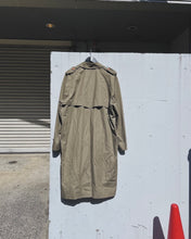 画像をギャラリービューアに読み込む, *YVES SAINT LAURENT* DOUBLE CROSS TRENCH COAT (54) / 80&#39;S
