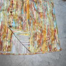 画像をギャラリービューアに読み込む, 90&#39;S GERMANY / MULTI WAVE PATTERN SS SHIRT / L
