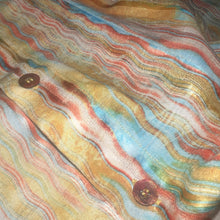 画像をギャラリービューアに読み込む, 90&#39;S GERMANY / MULTI WAVE PATTERN SS SHIRT / L
