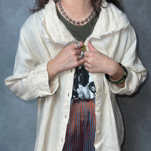 画像をギャラリービューアに読み込む, 90&#39;S LITHUANIA製 *FLAX* / LINEN SHIRT JKT
