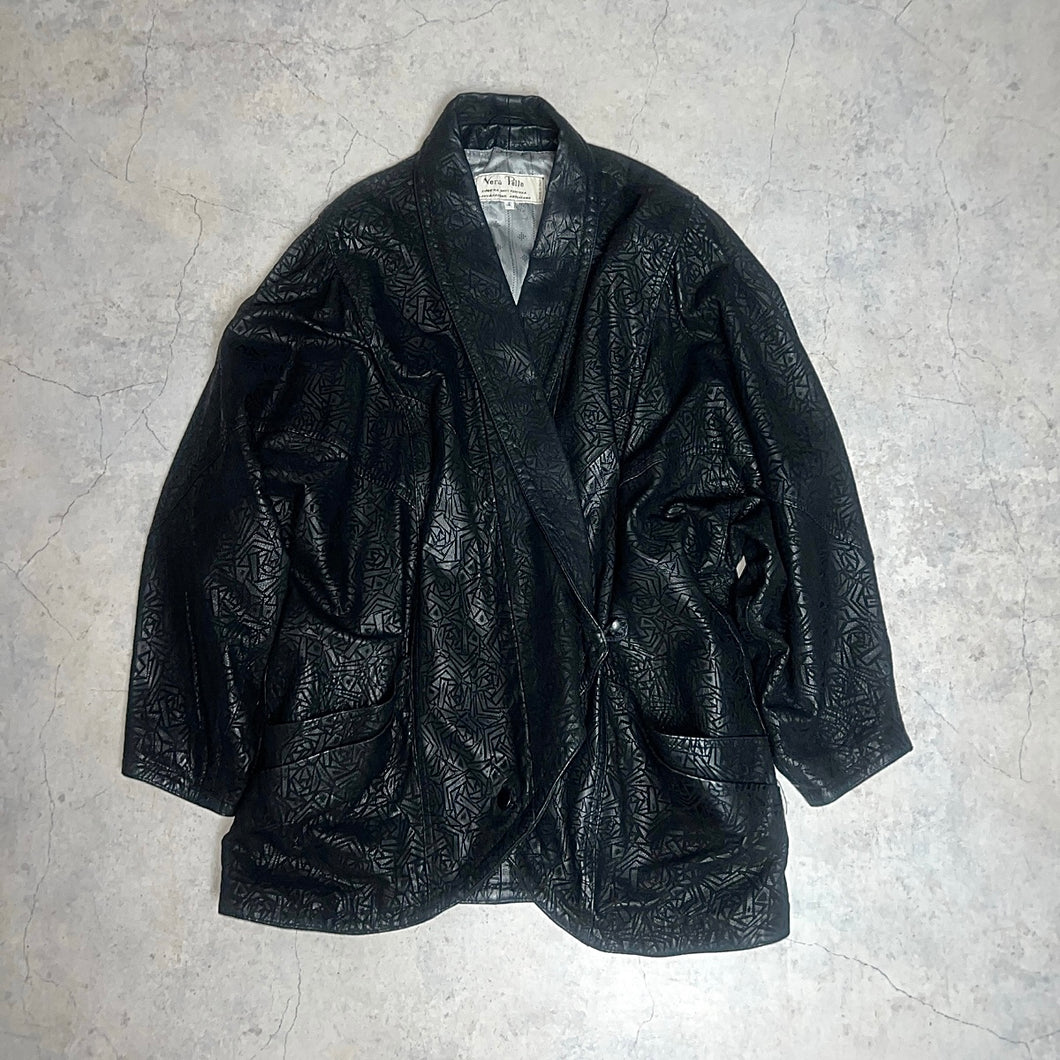 80'S ITALY製 / LEATHER JKT