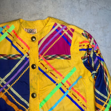 画像をギャラリービューアに読み込む, 80&#39;S USA製 / PATCHWORK COLLARLESS JKT
