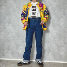 画像をギャラリービューアに読み込む, 80&#39;S USA製 / PATCHWORK COLLARLESS JKT
