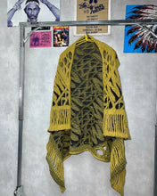 画像をギャラリービューアに読み込む, ITALY製 / JACQUARD WOOL KNIT SHAWL (UNISEX)
