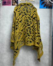 画像をギャラリービューアに読み込む, ITALY製 / JACQUARD WOOL KNIT SHAWL (UNISEX)
