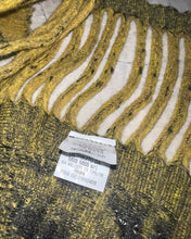 画像をギャラリービューアに読み込む, ITALY製 / JACQUARD WOOL KNIT SHAWL (UNISEX)
