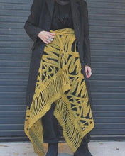 画像をギャラリービューアに読み込む, ITALY製 / JACQUARD WOOL KNIT SHAWL (UNISEX)
