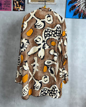 画像をギャラリービューアに読み込む, PSYCHEDELIC PATTERN SATIN SHIRT (UNISEX) / EURO
