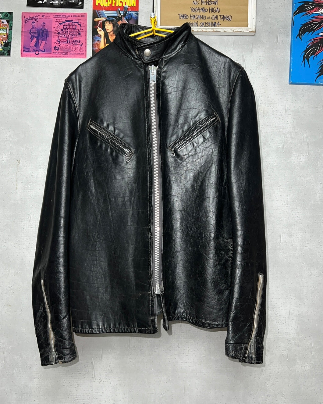 60-70'S USA製 / TALON ZIP / SINGLE RIDER'S LEATHER JKT
