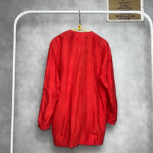 画像をギャラリービューアに読み込む, 80&#39;S USA製 / SUEDE × RAYON COTTON COLLARLESS JKT
