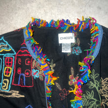 画像をギャラリービューアに読み込む, 90-00&#39;S INDIA製 / EMBROIDERED COTTON TWILL JKT
