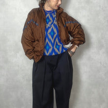 画像をギャラリービューアに読み込む, 80&#39;s USA製 / ETHNIC PATTERN P/O KNIT
