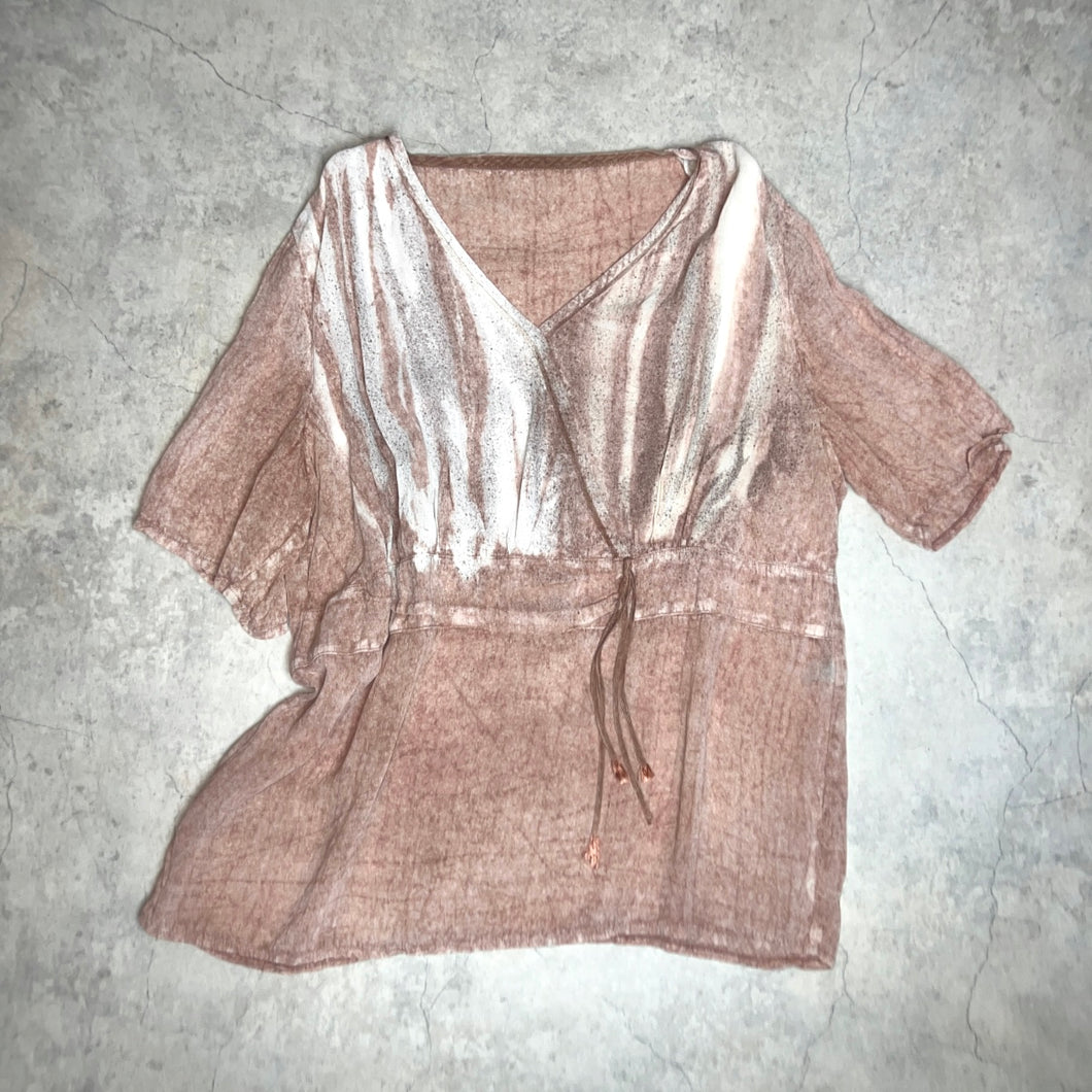 EURO 90'S / V-NECK BLOUSE