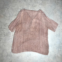 画像をギャラリービューアに読み込む, EURO 90&#39;S / V-NECK BLOUSE
