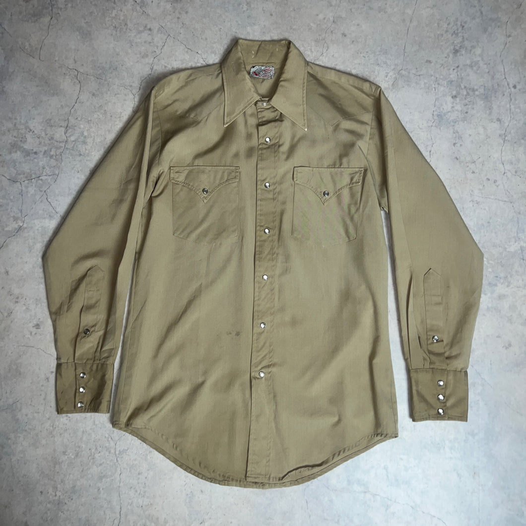 70'S *POOL of SHERMAN*  / WESTERN SHIRT / 15-33 (UNISEX)