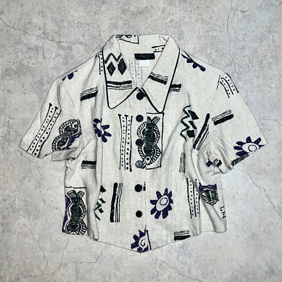 80'S USA製 / ETHNIC SHIRT JKT