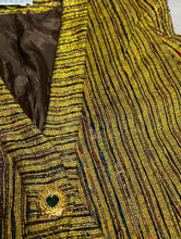 画像をギャラリービューアに読み込む, GIVENCHY METALLIC SILK WOVEN JKT / 80-90&#39;S FRANCE
