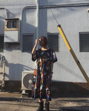 画像をギャラリービューアに読み込む, ［DEAD STOCK］BOTANICAL &amp; ANIMALS PRINTED DRESS /  80-90&#39;S U.S.A.
