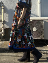 画像をギャラリービューアに読み込む, ［DEAD STOCK］BOTANICAL &amp; ANIMALS PRINTED DRESS /  80-90&#39;S U.S.A.
