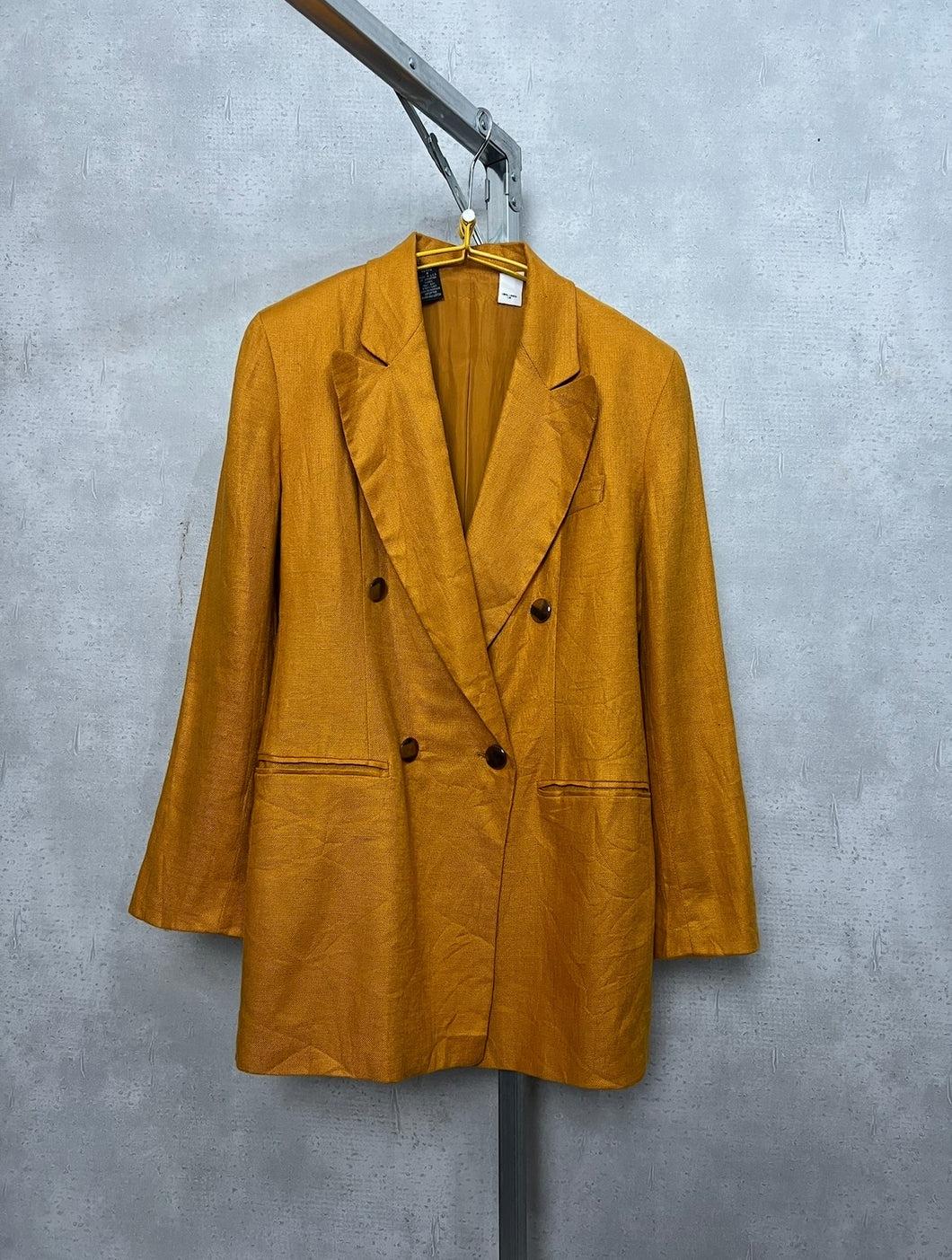 UNION MADE / LINEN DOUBLE BREASTED JACKET / 80'S U.S.A.製