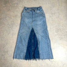 画像をギャラリービューアに読み込む, RE-ART / PATCHWORK DENIM SKIRT
