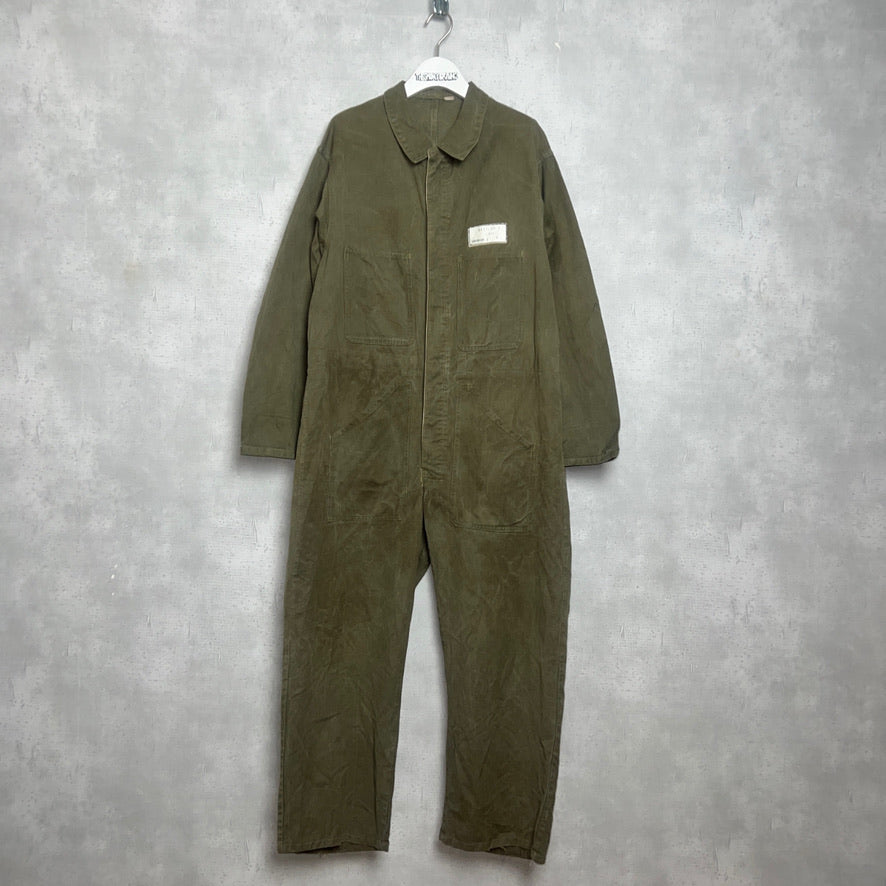 50-60'S FRENCH MILITARY / HERRINGBONE ALL IN ONE