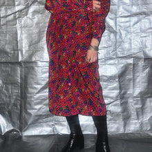 画像をギャラリービューアに読み込む, 80&#39;S MULTI PATTERN L/S SHIRT DRESS
