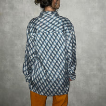画像をギャラリービューアに読み込む, MOSAIC PATTERN SILK SHIRT (UNISEX)
