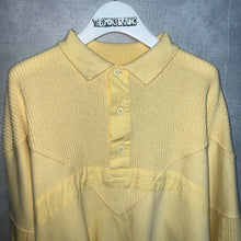 画像をギャラリービューアに読み込む, HALF BUTTON COTTON SWEAT SHIRT (UNISEX)
