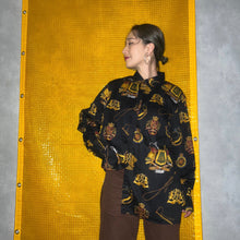 画像をギャラリービューアに読み込む, 90-00&#39;S *LAUREN RALPH LAUREN* / EMBLEM PATTERN SHIRT
