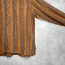 画像をギャラリービューアに読み込む, FRANCE製 / STRIPE PATTERN SHIRT / XL
