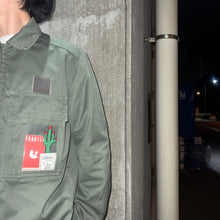 画像をギャラリービューアに読み込む, 90&#39;S FRENCH MILITARY / ZIP-UP COVERALLS / 104 L
