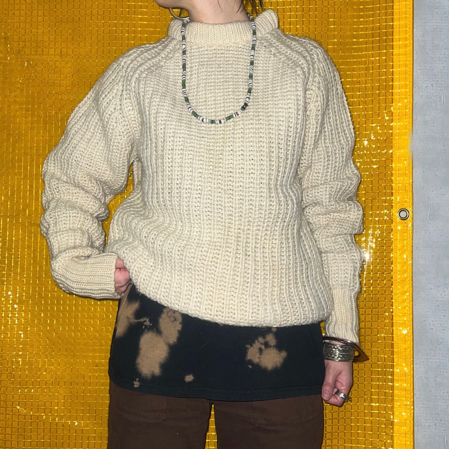 ENGLAND製 *Lakeland Knitwear * / ARAN SWEATER – THE SMOKY BRAiNS