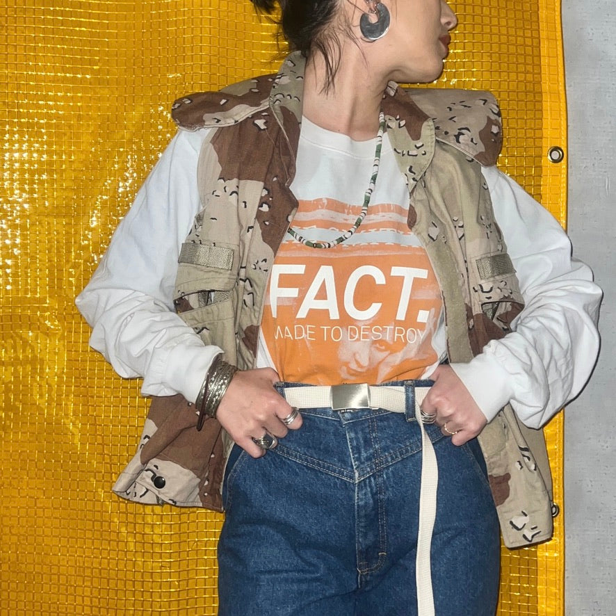 90'S *US ARMY* / DESERT CAMO PASGT VEST / XS