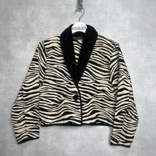画像をギャラリービューアに読み込む, 80-90&#39;S INDIA製 / ZEBRA WOVEN RAG JKT
