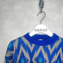 画像をギャラリービューアに読み込む, 80&#39;s USA製 / ETHNIC PATTERN P/O KNIT
