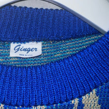 画像をギャラリービューアに読み込む, 80&#39;s USA製 / ETHNIC PATTERN P/O KNIT
