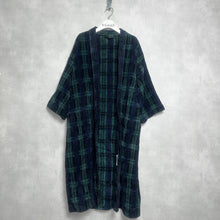 画像をギャラリービューアに読み込む, coming soon... / 70-80&#39;S BLACK WATCH PILE GOWN  (UNISEX)
