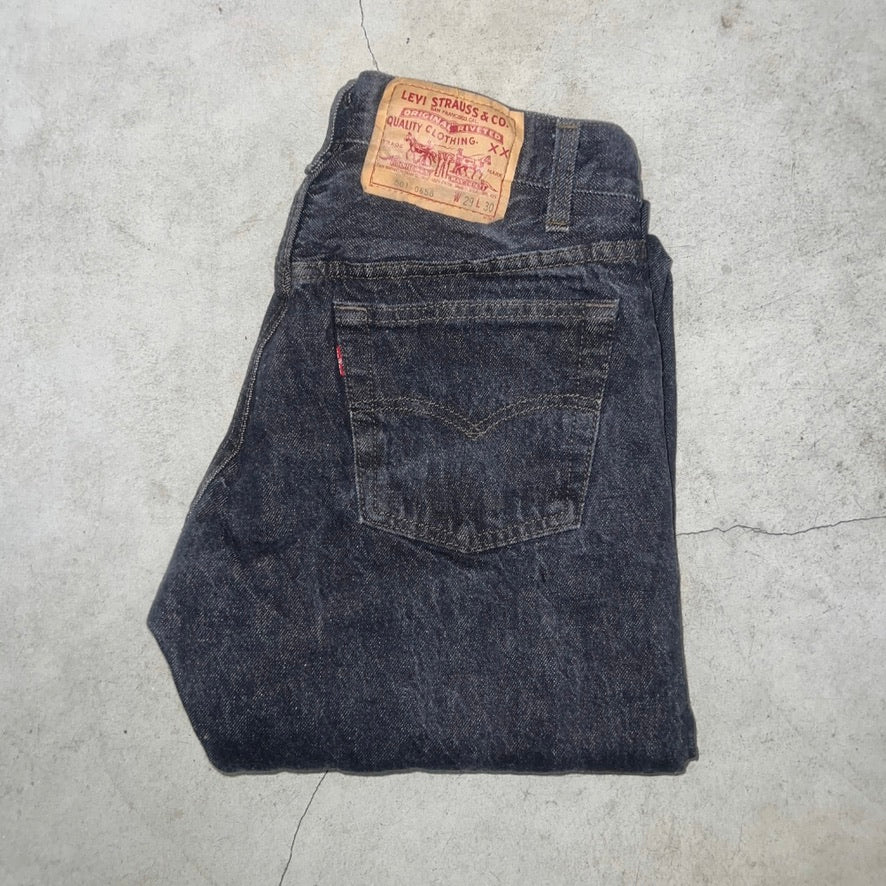 80'S USA製 *Levi's* / 501  BLACK JEANS / W29 L30