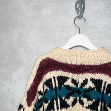 画像をギャラリービューアに読み込む, 90&#39;S ECUADOR製  / WOOL HAND KNIT (UNISEX)
