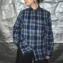 画像をギャラリービューアに読み込む, 60-70&#39;S FRANCE製 / FLANNEL CHECK SHIRT (UNISEX)
