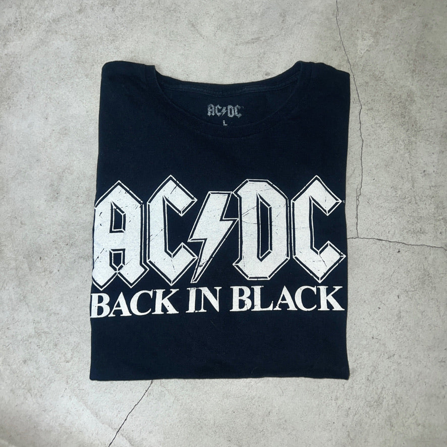 *AC/DC* OFFICIAL BACK IN BLACK TEE