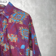 画像をギャラリービューアに読み込む, 80-90&#39;S INDIA製 / COTTON WESTERN SHIRT
