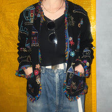 画像をギャラリービューアに読み込む, 90-00&#39;S INDIA製 / EMBROIDERED COTTON TWILL JKT
