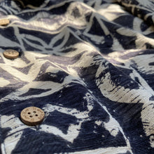 画像をギャラリービューアに読み込む, 90-00&#39;S *BATIK BAY* / WASHABLE SILK SS SHIRT / XXL
