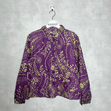 画像をギャラリービューアに読み込む, 90&#39;S LITHUANIA製 *FLAX* / FLORAL PATTERN LINEN COVERALLS
