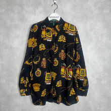 画像をギャラリービューアに読み込む, 90-00&#39;S *LAUREN RALPH LAUREN* / EMBLEM PATTERN SHIRT
