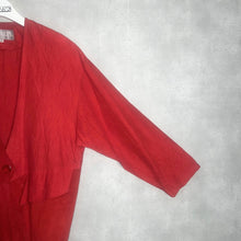 画像をギャラリービューアに読み込む, 80&#39;S USA製 / SUEDE × RAYON COTTON COLLARLESS JKT
