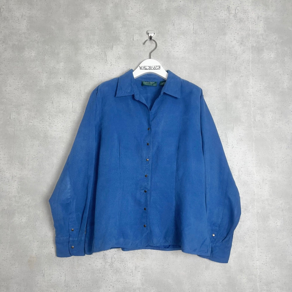 FAKE SUEDE BOX SHIRT