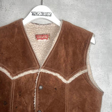 画像をギャラリービューアに読み込む, 70&#39;S USA製 *Levi&#39;s* ORANGE TAB / SUEDE BOA RANCH VEST / M (UNISEX)
